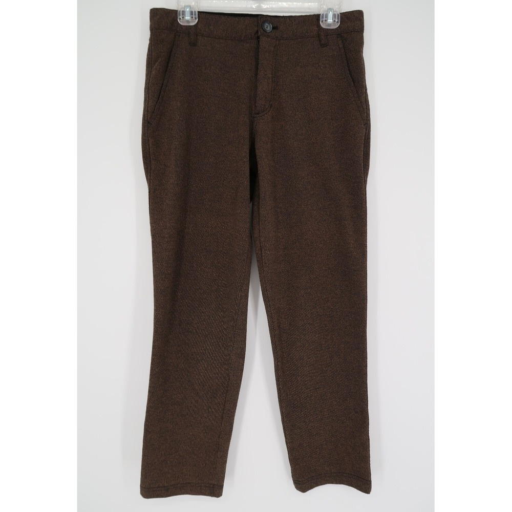 Betabrand‎ Pants Mens 30x30 Brown Straight Leg Dress Performance Knit Stretch
